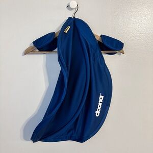 Doona Stroller Blue Replacement Canopy And Shoulder Pads Like New